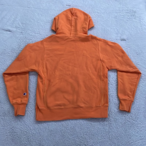 Vintage Yellow/Orange Champion Hoodie - Picture 4 of 5